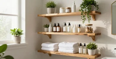 17 Bathroom Organization Shelves That Reduce Clutter