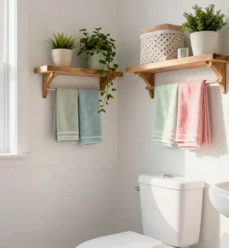 17 Bathroom Shelves Over Toilet Ideas to Maximize Space