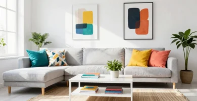 17 Colorful Minimalist Living Room Ideas That Still Feel Clean