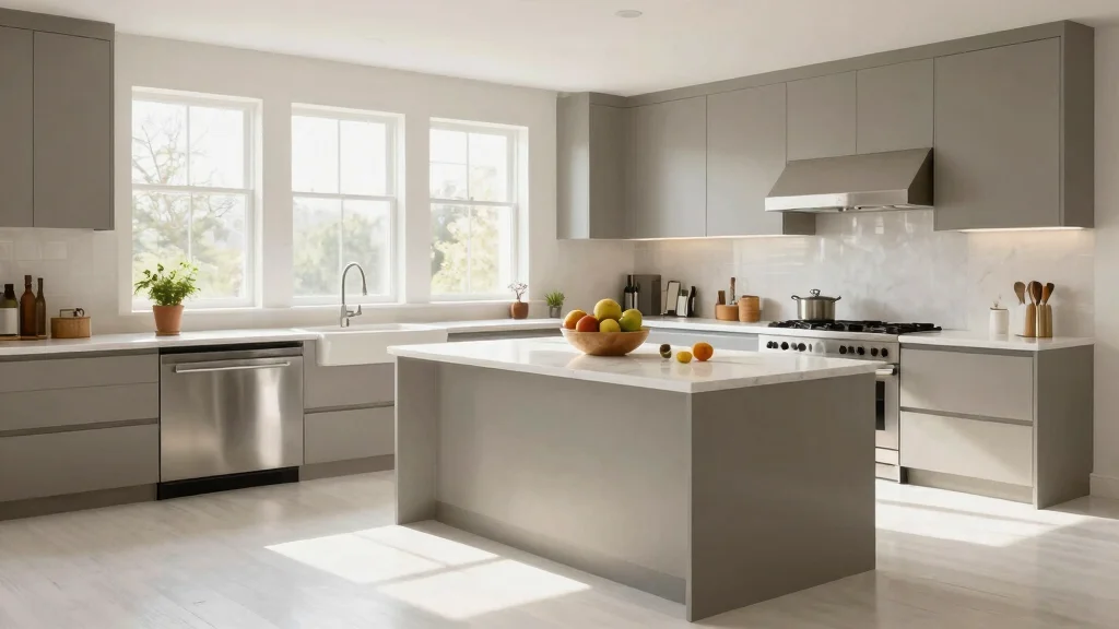 17 White Floor Kitchen Ideas for a Clean Modern Look