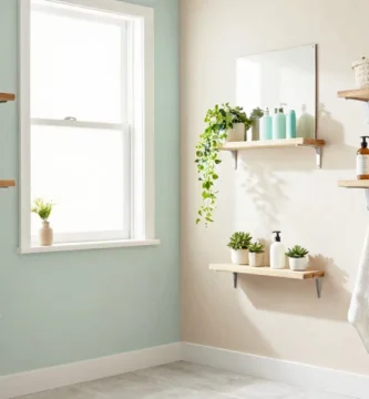 18 Bathroom Wall Shelves to Free Up Floor Space
