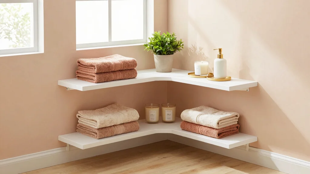 18 Corner Shelves Bathroom Ideas for Tight Areas