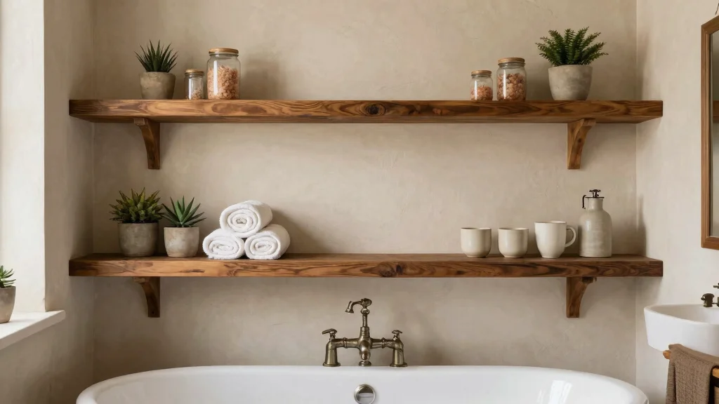 19 Bathroom Decor Shelves to Elevate Small Spaces