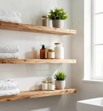 19 Floating Shelves Bathroom Ideas for Clean Styling