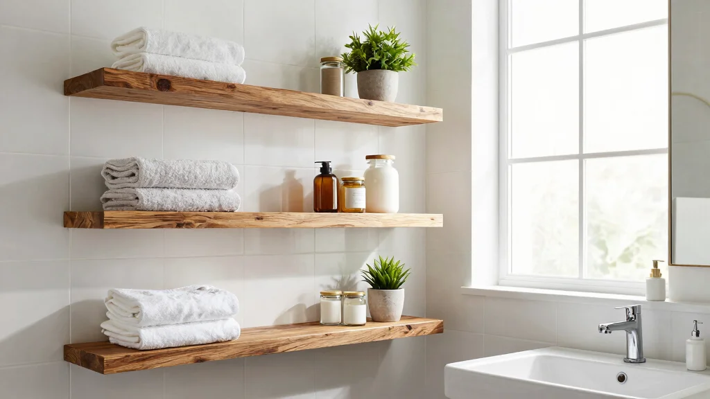19 Floating Shelves Bathroom Ideas for Clean Styling