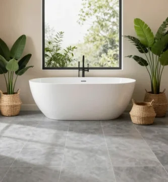 19 Gray Bathroom Floor Tile Ideas for Modern Homes