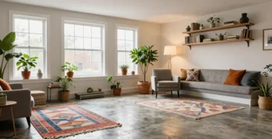 20 Basement Floor Ideas for Finished & Unfinished Spaces