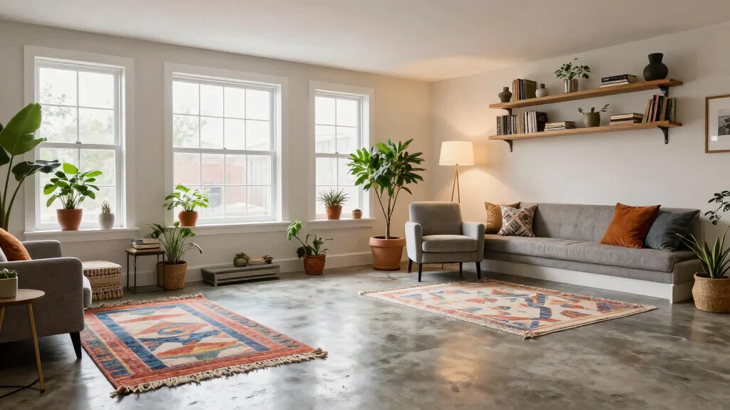 20 Basement Floor Ideas for Finished & Unfinished Spaces