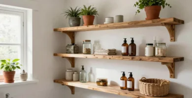 20 Bathroom Shelves Decor Ideas That Feel Curated