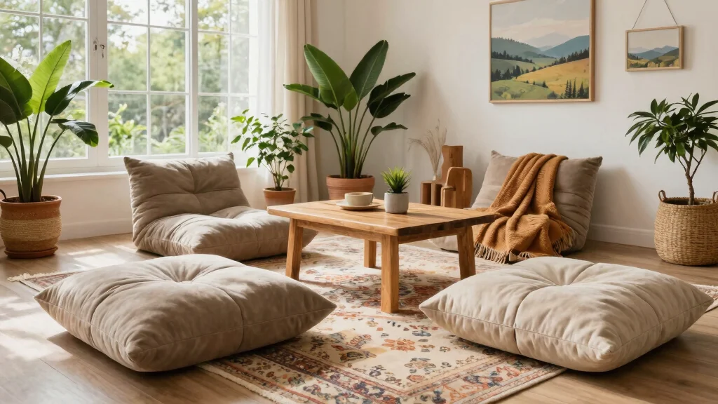20 Floor Seating Ideas for Cozy Living Spaces