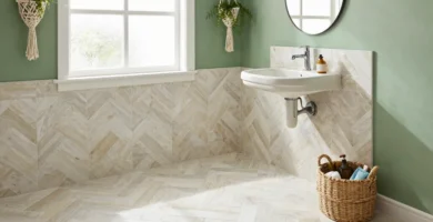 20 Small Bathroom Floor Tile Ideas That Save Space