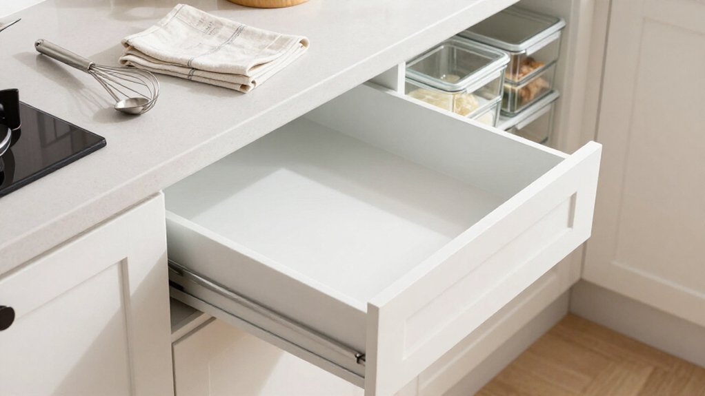 clear zones for cooking serving storage