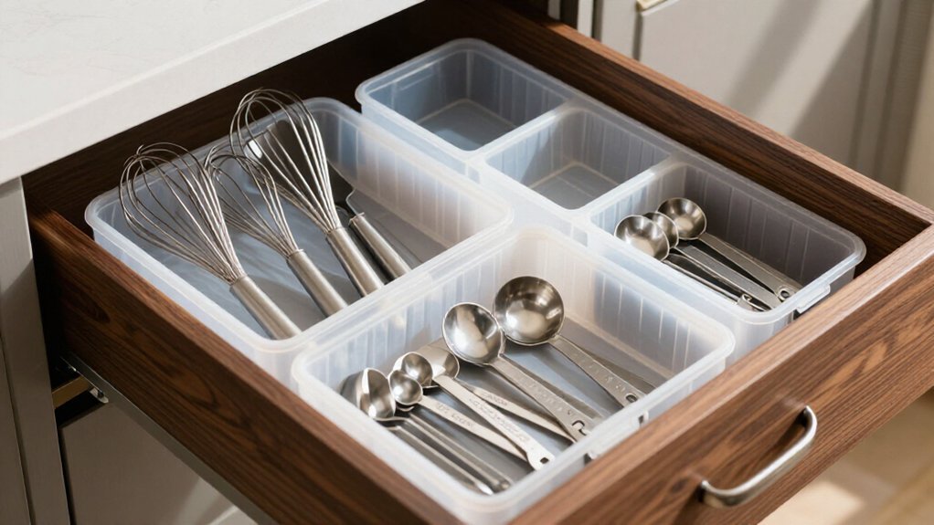 deep drawers demand tall clear organizers