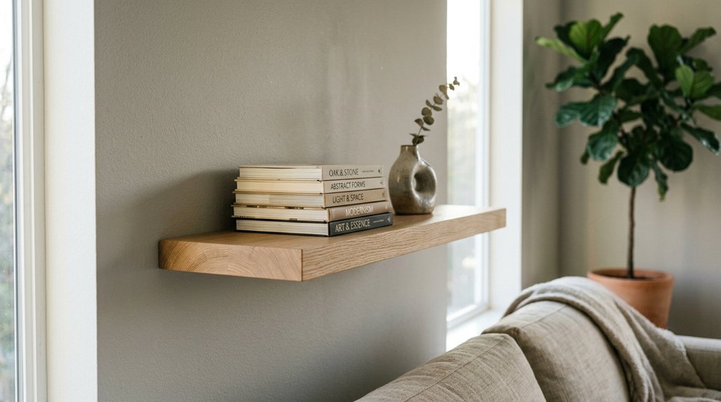 do floating shelves require studs