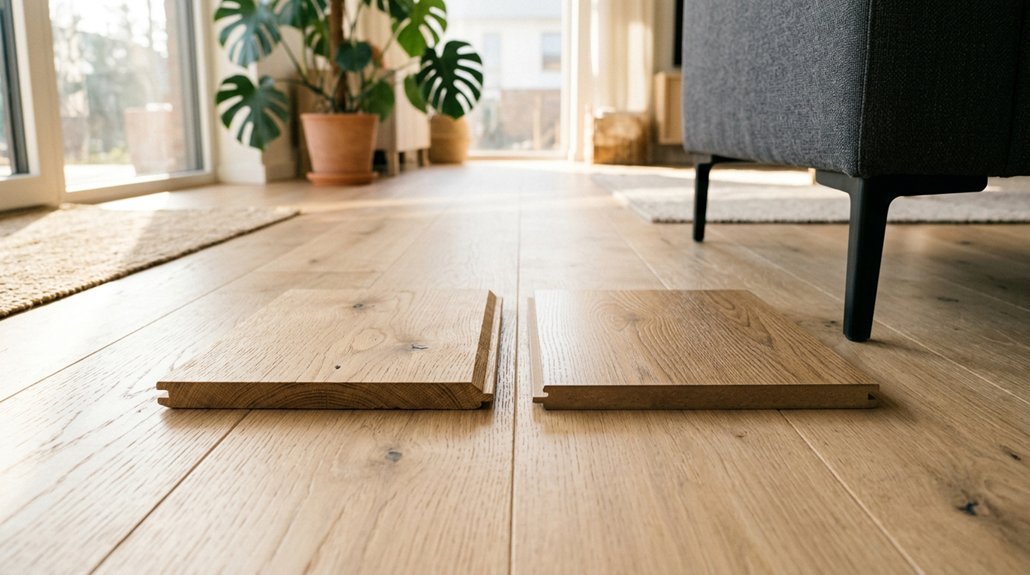 engineered hardwood vs laminate differences
