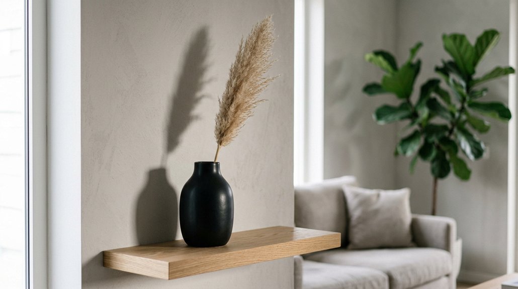floating shelves tasteful decor essentials