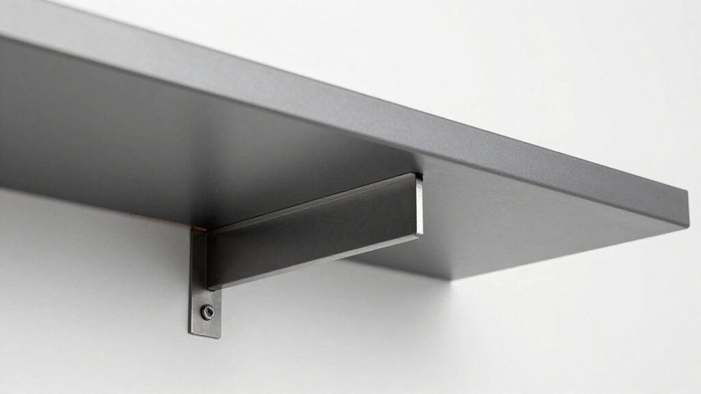 hidden concealed bracket system supports heavy loads