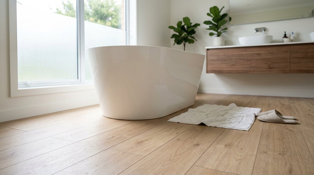 laminate flooring in bathroom feasibility