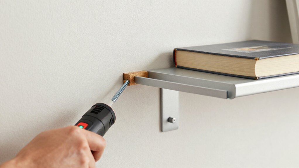 securely anchor brackets into studs