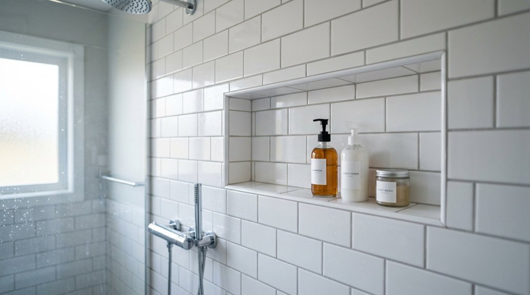 shower niche placement tips