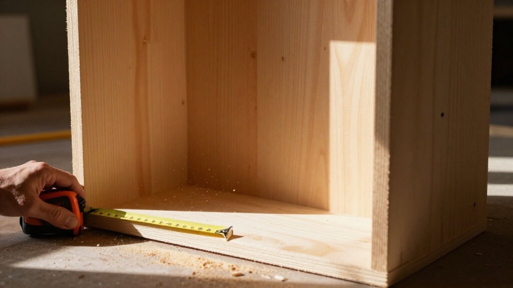 shower niche sloped waterproofed